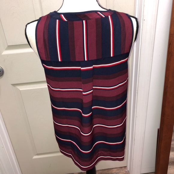Tommy Hilfiger striped sleeveless blouse Size M - Picture 6 of 6